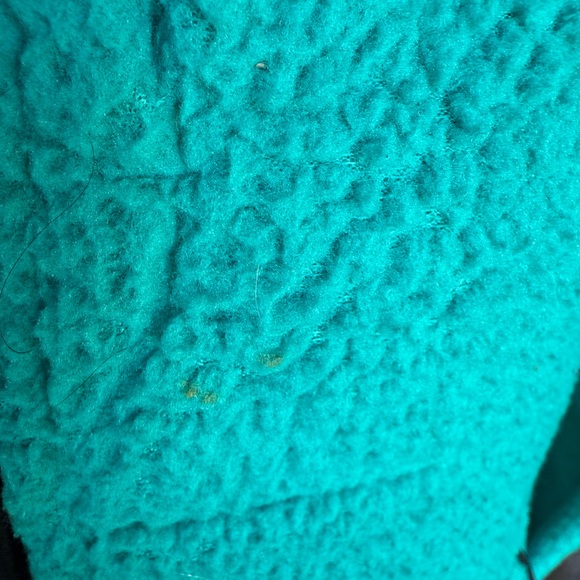 The North Face MEDIUM Turquoise Fleece Pullover 1/4 Snap Neck And Front Pocket - Picture 5 of 10